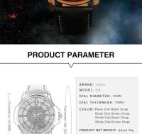 Reloj de Cuarzo Premium para Hombres YAZOLE Nuevo Reloj de Vestir de Cuero - details 8
