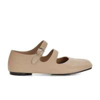 Zapatos Mary Jane de moda OEM ODM, zapatos planos de ballet Tabi de mujer con correa doble bifurcada de cuero genuino para niñas - details 3