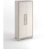 Almacenaje Interior y Exterior | Resina | Estanco al Agua con 2 Puertas y 4 Estantes de Altura Regulable | Color Beige/Arena | 80 x 44 x 182 cm - details 0