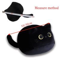 Muñeco de peluche de gato negro para niña, juguete pequeño con colgante, almohada, cojín, regalo, 10/30CM - details 0