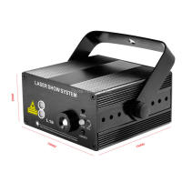 Proyector Láser ESHINY Rojo-Azul 18 Patrones de Iluminación para Discoteca, Fiesta de Baile, Bar de Navidad KTV Luces de Escenario para DJ - details 21