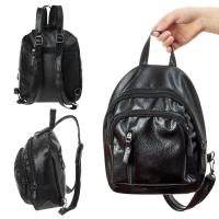 Bolso de hombro de viaje de gran capacidad para mujer, Mochila De Cuero PU de alta calidad, antirrobo - details 6
