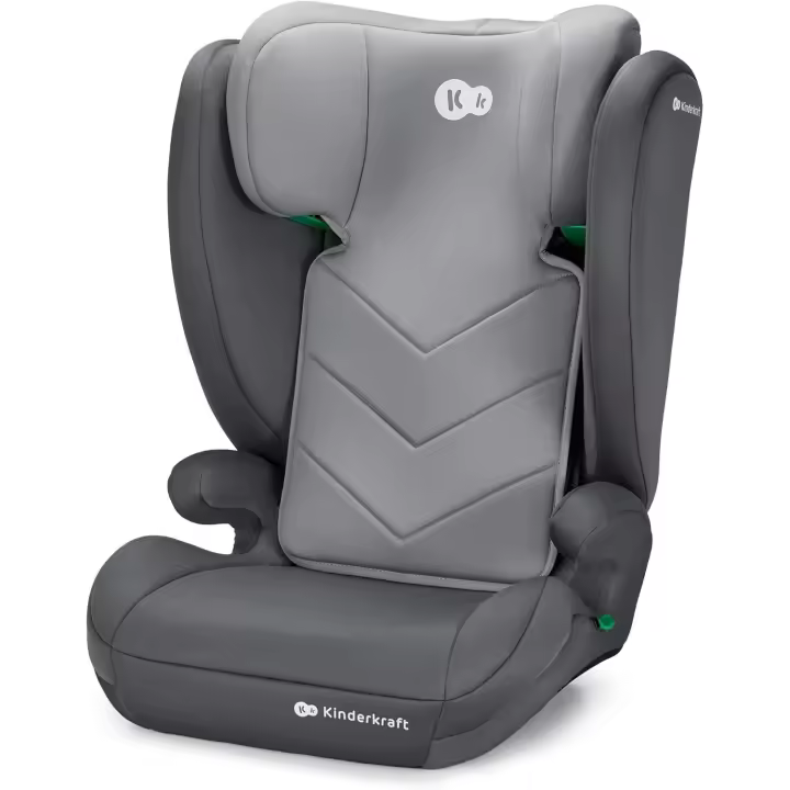 Silla de coche, i-Size, para bebé, Grupo 2/3 100-150 cm, de 3,5 a 12 años, de 15 a 36 kg, ligera (4,5 kg), cinturón de seguridad de 3 puntos, Protección lateral, Gris - 1