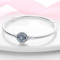 Pulsera de Plata Esterlina 925 Encanto de Mariposa Estrellas Luna Cadena de Seguridad - details 50