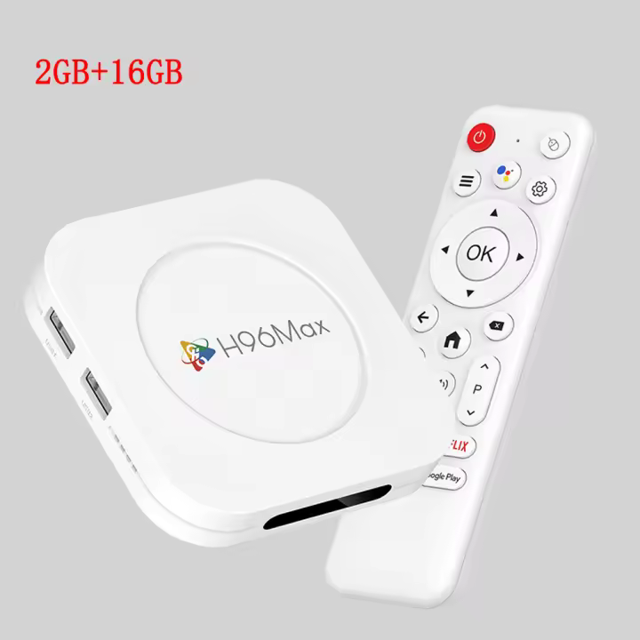 2025 nuevo H96 MAX M1 PLUS 3528 Dispositivo de TV inteligente Android 14 Dispositivo de TV inteligente Android14 4GB 128GB Wifi6 BT 4K HD reproductor multimedia de voz de Google - 1