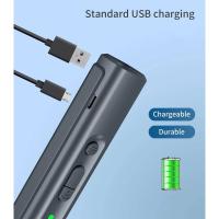 para perros y gatos, dispositivo de entrenamiento antiladridos, entrenador LED ultrasónico con repelente de linterna - details 17