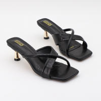 Sandalias sexys con punta cuadrada y tacones bajos. - details 3
