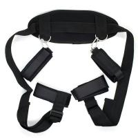 Juego de Bondage BDSM sin vibrador, Juguetes sexuales eróticos de esclavo para mujeres y parejas, ataduras abiertas de piernas, esposas de cuello, correas de tobillo, tienda - details 2
