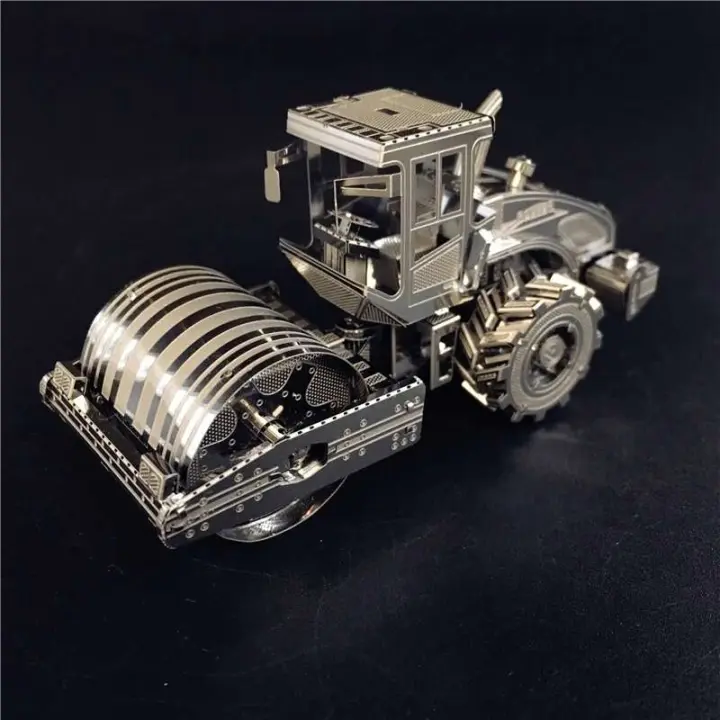 MMZ modelo NANYUAN kit de modelo de Metal, conjunto de vehículo de rodillo de carretera DIY, modelo de corte láser 3D, rompecabezas de juguete para adultos - 1