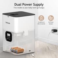 Comederos automáticos para gatos - Comedero temporizado para mascotas para gatos y perros con dispensador de alimentos secos, bolsa desecante, control de porciones programable, 4 comidas diarias, grabadora de voz de 10 segundos - details 4
