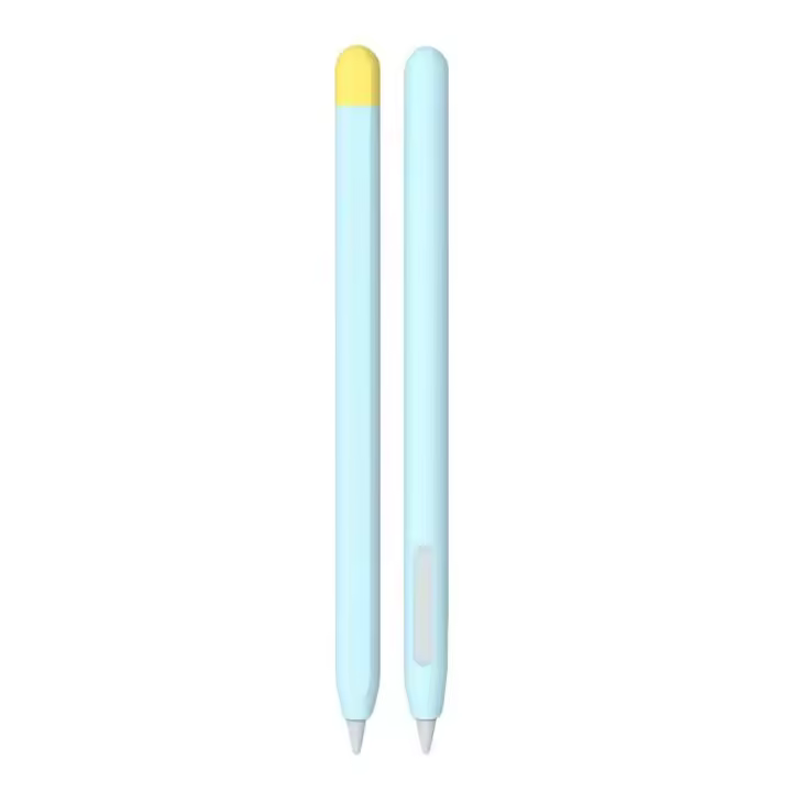 Funda protectora de silicona suave Sea Generation Pencil, funda de color antideslizante y anticolisión para iPad Apple Pencil 2 Potector - 1