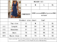 Mujer teje tela picante Chica pecho torcido y cintura delgada vestido - details 0