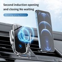 Soporte Móvil para Coche con Carga Inalámbrica Qi de 15W Bloqueo Automático Rápido Ventilación - details 6