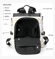1 mochila nueva, bolso informal elegante, mochila de viaje al aire libre de gran capacidad, bolso simple para estudiantes - details 11