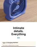 Aire Acondicionado Portátil, Enfriador de Aire, Humidificador, Ventilador Portátil, 3 Velocidades, 3 Modos de Nebulización, Luz de 7 Colores, Temporizador, para Hogar Oficina - details 16