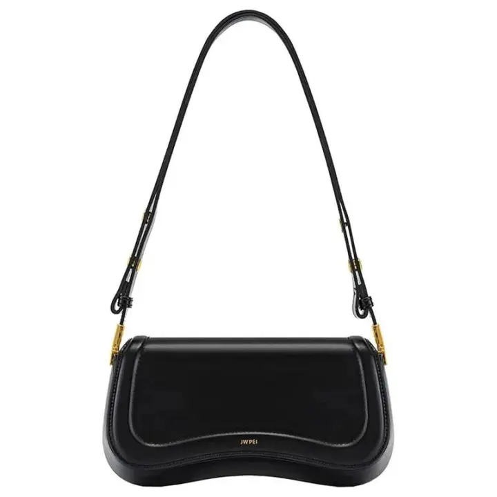 Mochila de Lujo Leten Estilo Elegante de Hombro Único Obliquo Bolso Underarm Portátil para Commutadores Casuales Material de Cuero Exterior de PVC/Vinilo - 1