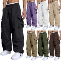 Pantalones de Sudaderas para Hombres Estilo Funcional de Cintura Alta Jogging con Múltiples Bolsillos Ropa de Trabajo Casual - details 0