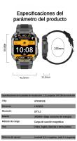 Reloj Inteligente Militar Hombres, SANLEPUS Smartwatch, Pantalla HD de 2.01