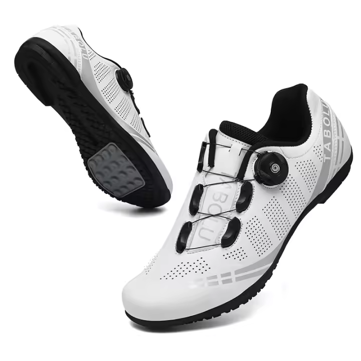 Zapatillas de ciclismo Unisex de marca para hombre, zapatos para bicicleta de carreras, zapatillas de bicicleta de velocidad con bloqueo automático, zapatos para mujer, bicicleta de montaña Spd Mtb - 1