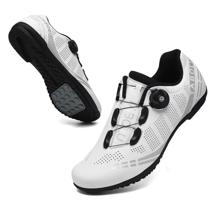 Zapatillas de ciclismo Unisex de marca para hombre, zapatos para bicicleta de carreras, zapatillas de bicicleta de velocidad con bloqueo automático, zapatos para mujer, bicicleta de montaña Spd Mtb - 1