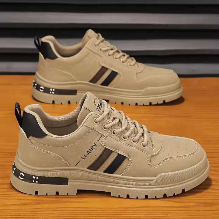 🧡 🧡 🧡 Zapatos de hombre 2025 nueva primavera sitio de construcción trabajo ocio seguridad laboral zapatos de trabajo antideslizantes resistentes al desgaste zapatos de hombre - 1