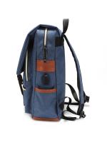 Mochila retro para ordenador portátil con puerto de carga USB, mochila de viaje impermeable para hombres y mujeres - details 19