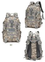 Mochila reflectante táctica de 40L, mochila de camuflaje Molle para exteriores, bolsa de asalto, senderismo, Camping, caza, viaje, montar - details 26