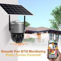 Cámara de Vigilancia Alimentada por Energía Solar Detección de Movimiento PIR Monitoreo Inalámbrico - details 4
