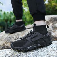 Zapatos acuáticos de secado rápido para hombre, zapatos para caminar en aguas arriba, zapatillas de agua transpirables de malla antideslizantes, calzado de escalada de alta calidad - details 19