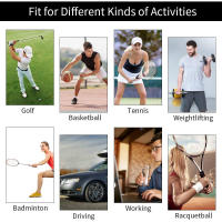 Codera de tendinitis para golfistas, alivio del dolor, antebrazo, gimnasio en casa, recuperación, caminar, correr, entrenamiento, 1 unidad - details 22