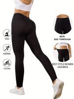 3pcs Leggings de Yoga de Cintura Alta Ultra-Suaves para Mujeres - Control de Abdomen, Pantalones de Entrenamiento y Correr No Transparentes, Súper Suaves - details 1