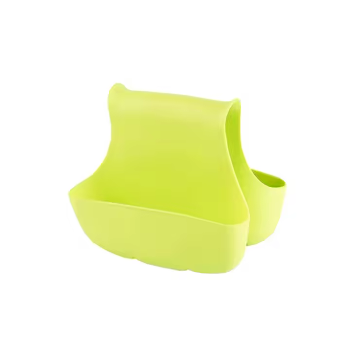 Soporte de Esponja de Doble Cara para Fregadero de Cocina Cesta de Secado de Silicona con Estante de Drenaje para Jabón - 1