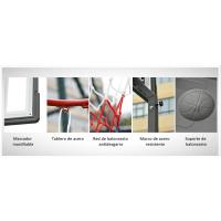 Canasta de baloncesto con soporte, aro de baloncesto portátil ajustable en altura 302-352 cm con base de ruedas rellenable para niños y adultos, negro. - details 9