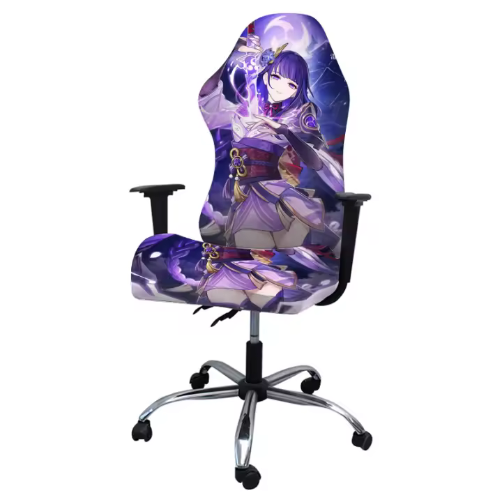 Fundas para sillas de juegos con reposabrazos, funda de LICRA para asiento de oficina, Protector para sillón de ordenador, 4 Uds. - 1