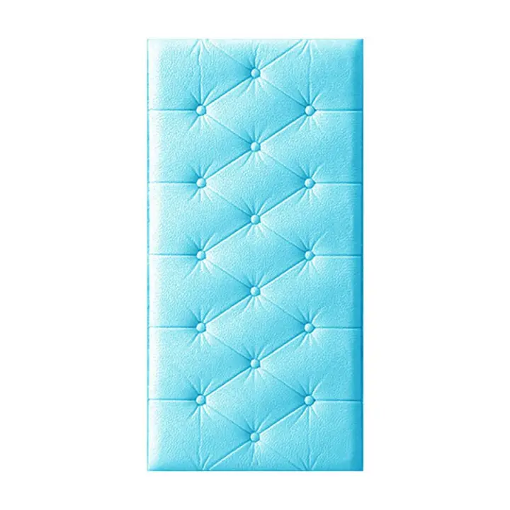 Decoración de fondo para decoración del hogar, autoadhesivo para cabeceros de cama, paneles de pared despegar y pegar, decoración de pared, pegatina de pared de espuma - 1