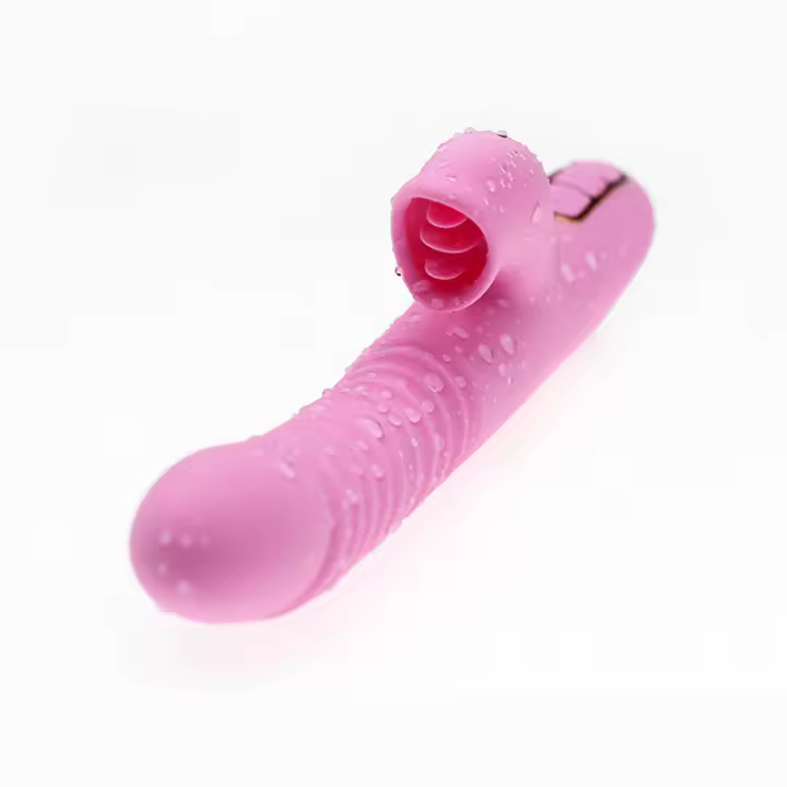 Juguetes sexuales, Lengua de miel ciclón vibración retráctil varilla de calentamiento al por mayor productos sexuales femeninos varilla de vibración - 1