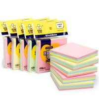 Papel de Memorando Multicolor STONEGO 100 Hojas Notebook de Bolsillo Pegatinas de Notas de Oficina Material de Escritorio - details 4