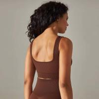 Sujetadores deportivos sin costuras para mujer, ropa interior a prueba de golpes para correr en el gimnasio, top corto, sujetador de yoga transpirable - details 45