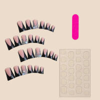 Decoración de uñas artificiales de resina reutilizable con diseño de pato francés y diamantes de imitación para manicura de mujeres y hombres - details 4