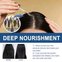 Para reparar colas secas y encrespadas, aceite esencial nutritivo para el cuidado del cabello suave - details 4