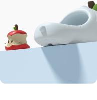Mandarin duck apple shark pull zapatillas mujer verano casa EVA antideslizante sandalias de baño hombres 3,5 CM fondo grueso - details 10
