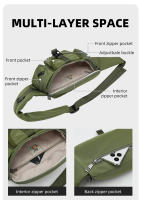 Molle-riñonera de pesca con correa ajustable, para deportes al aire libre, senderismo, Camping, Lura, bolsos de hombro tipo bandolera, paquete de caza multifuncional - details 2