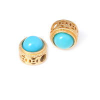 5 uds. De cuentas redondas de latón de Color dorado mate, estilo Vintage, pulseras de cuentas nepalesas, cuentas espaciadoras, suministros para fabricación de joyas, accesorios Diy - details 48