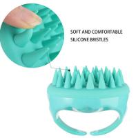 Gel de masaje del cuero de silicona, cepillo de champú, gel de ducha - details 1