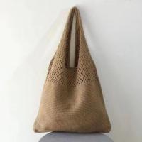 2025 Bolso de punto hueco para mujer, bolso tejido con dopamina, bolso de un solo hombro moderno y versátil, bolso de mano, Navidad - details 14