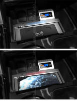 Cargador inalámbrico Qi para Ford Explorer 2023-2020 Placa de carga rápida para teléfono móvil Accesorios de interior Modificación de piezas - details 5