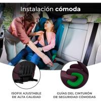 Silla coche Isofix, Silla coche para bebé y niños, Cinturón, Universal, Grupo 2/3, de 15 a 36 kg, Negro - details 18