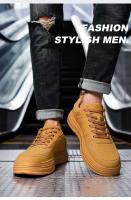 Calzado deportivo de moda para hombre, disciplina cruzada, parte superior de cuero de fibra ultrafina de gran tamaño, suela de goma - details 9