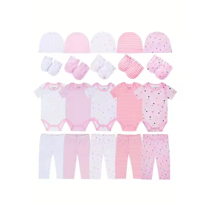 5 conjuntos de ropa para niña recién nacida, muy adecuado para regalos de embarazo y otros - 1