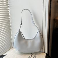 Bandolera de cuero de Pu de Color sólido, bolso Hobo de gran capacidad con forma de luna para mujer, bolso Hobo de estilo coreano para chica - details 23